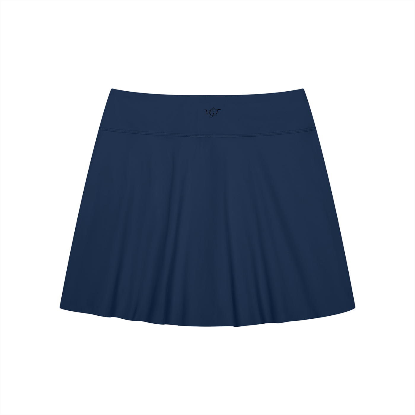 Vina Paris Women's A-Line Contrast Panel Slit Skirt
