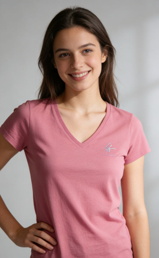 VGF Vina Women's Perfect Tri V - Neck Tee - Vital glow fit