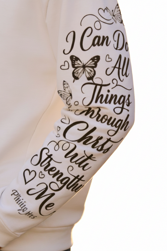 Vina 4-13 Script Sweatshirt Vital glow fit