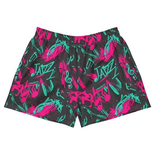VGF Jazzy Print Athletic Shorts - Vital glow fit