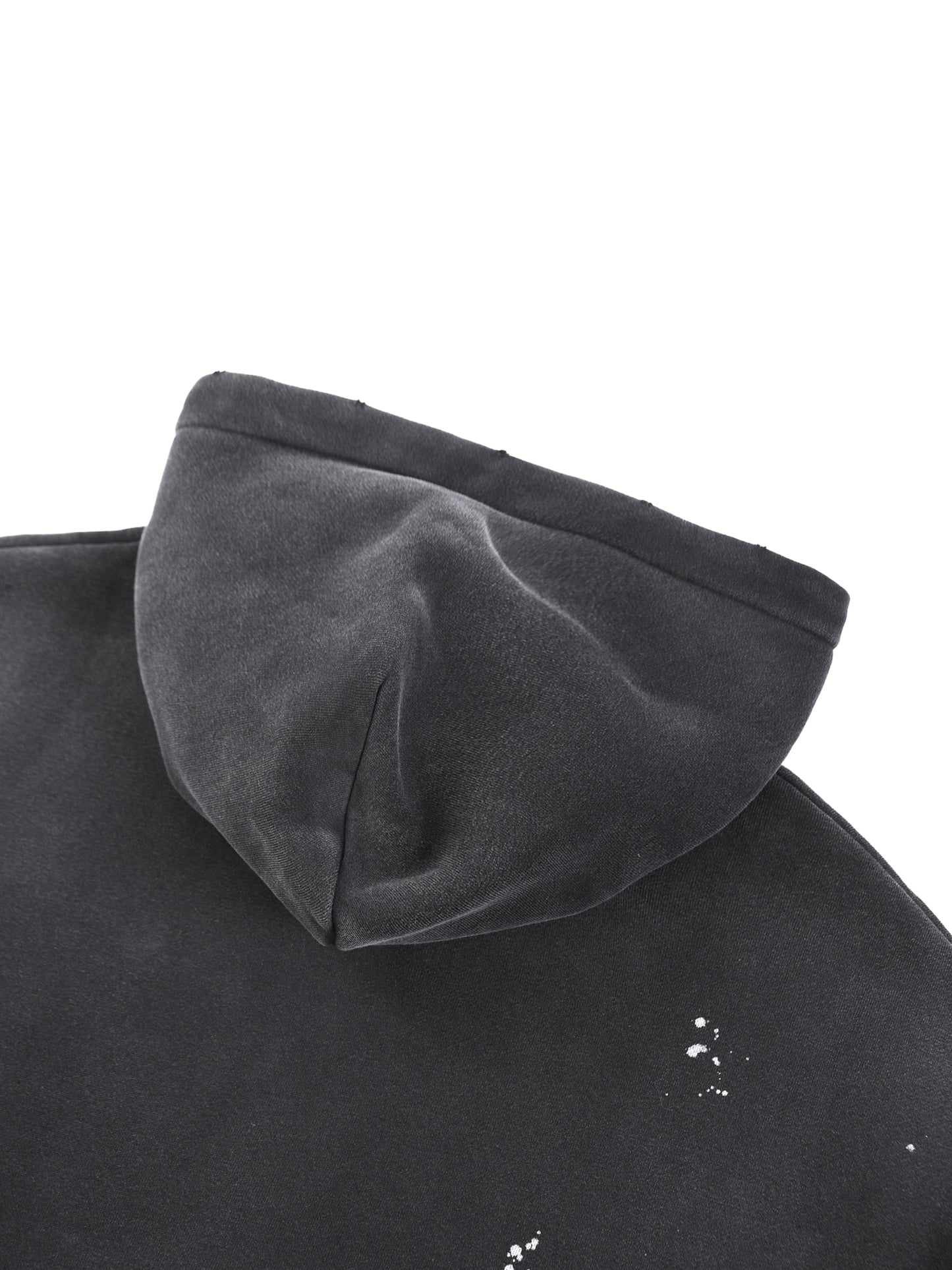 Sacred Vintage Washed Frayed Fleece Hoodie Vital Glow Fit