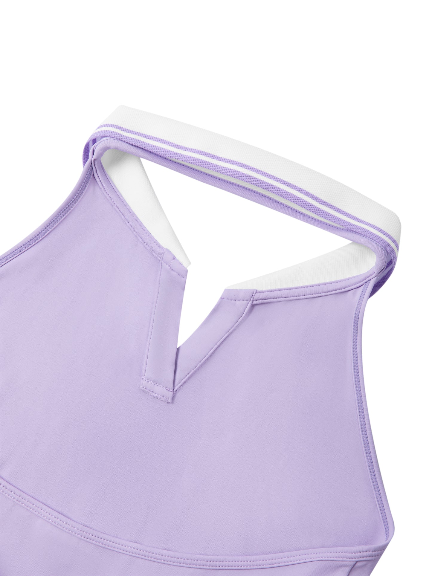 Vina Women's Pleated Halter Tennis Dress | Collared A-Line Skirt