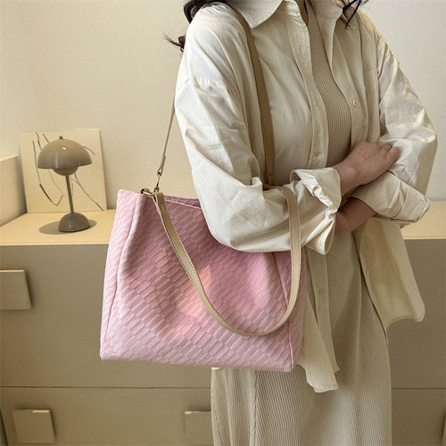 Casual Large Capacity Shoulder Bags Women Fashion Shopping Handbag