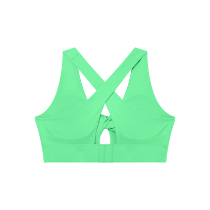Divine Women's Twist Front V-Neck Sports Bra
