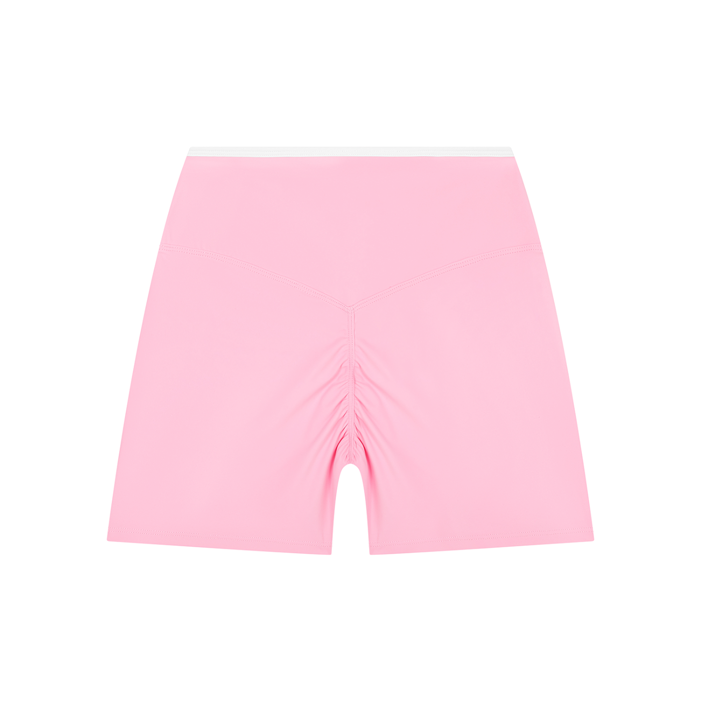 Vina Women's High-Rise Color Block Yoga Short Vital glow fit