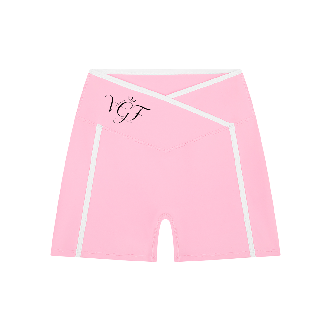Vina Women's High-Rise Color Block Yoga Short Vital glow fit