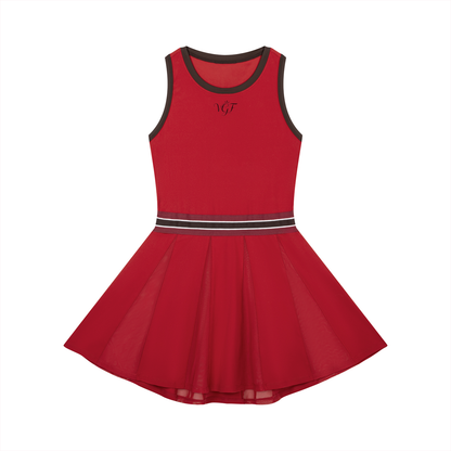 Vina Color Block A-Line Sleeveless Dress