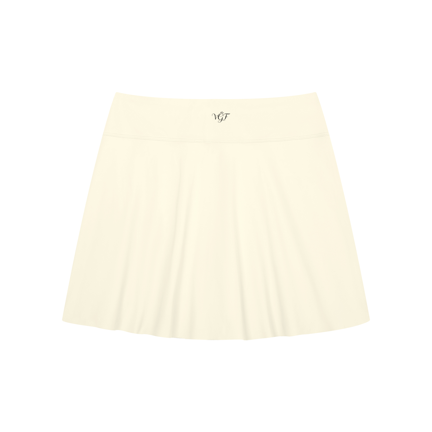 Vina Paris Women's A-Line Contrast Panel Slit Skirt
