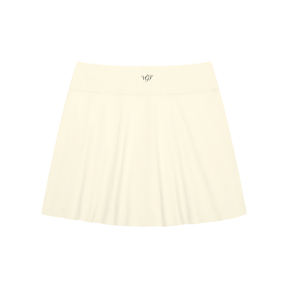 Vina Paris Women's A-Line Contrast Panel Slit Skirt