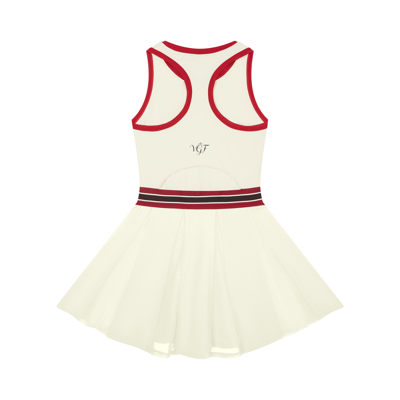 Vina Color Block A-Line Sleeveless Dress