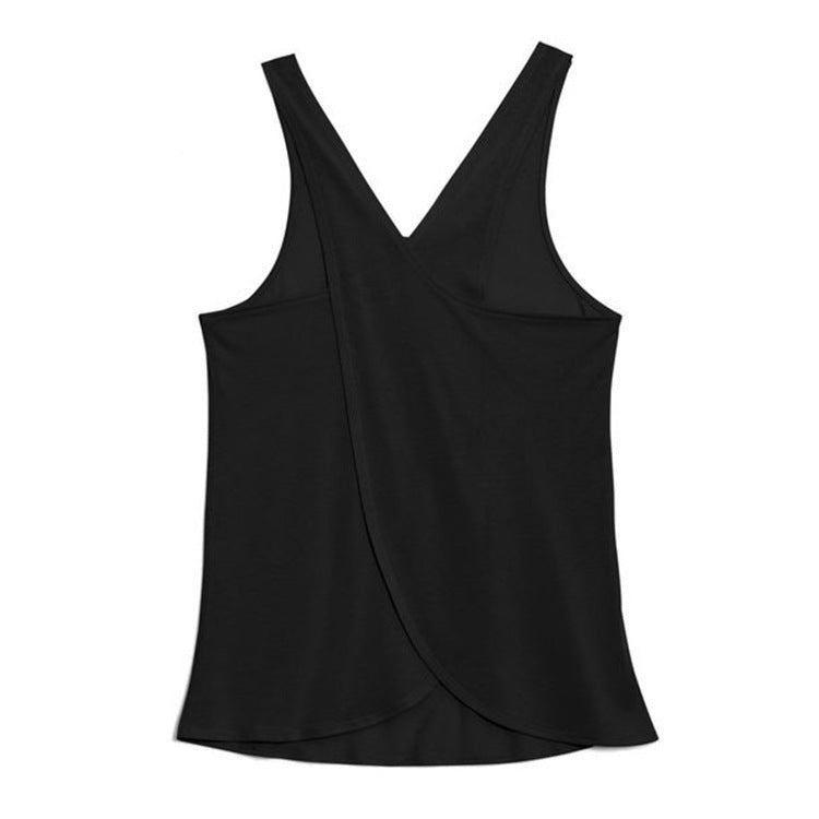 Sports Fitness Yoga Loose U-neck Vest Women