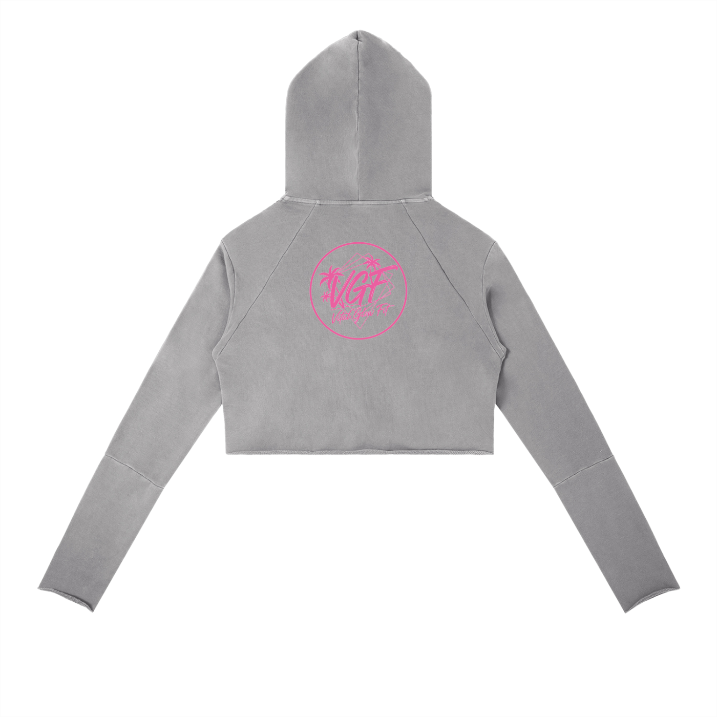 Vina Vintage Washed Crop Hoodie