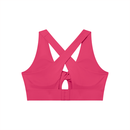 Divine Women's Twist Front V-Neck Sports Bra