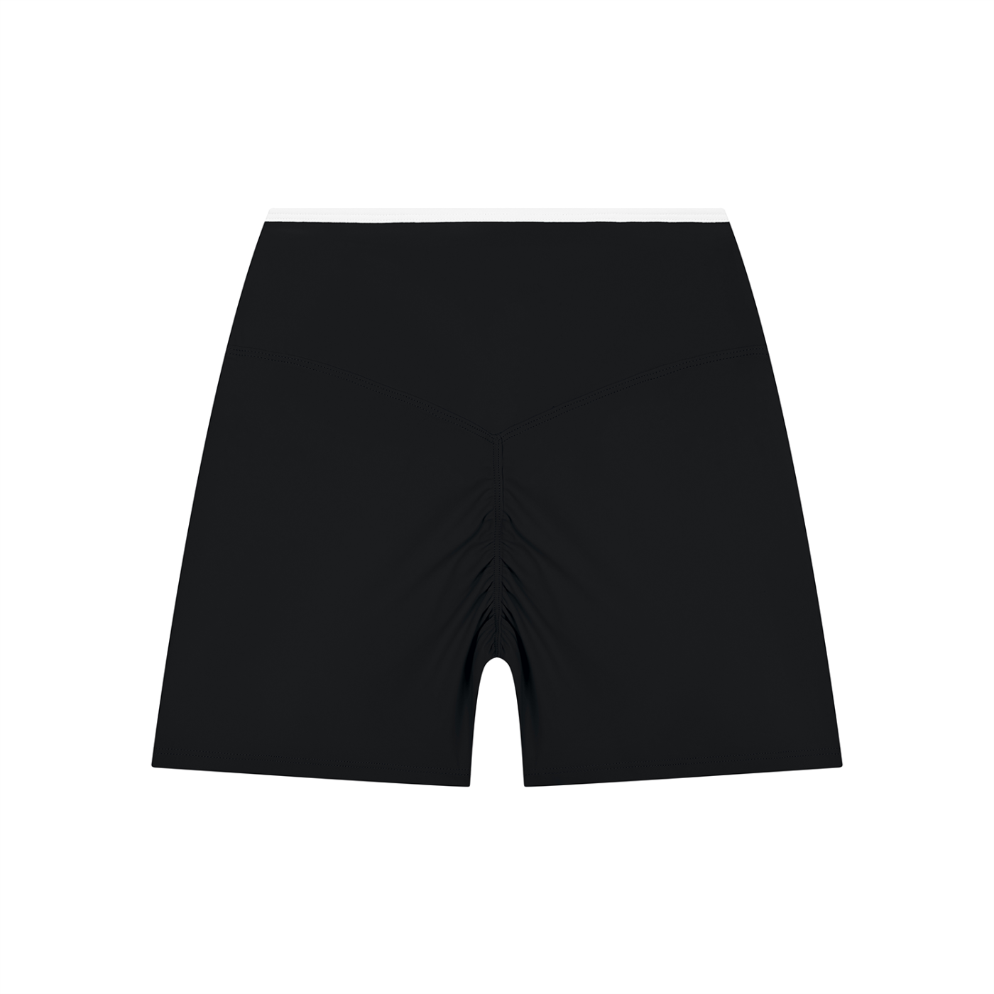 Vina Women's High-Rise Color Block Yoga Short Vital glow fit