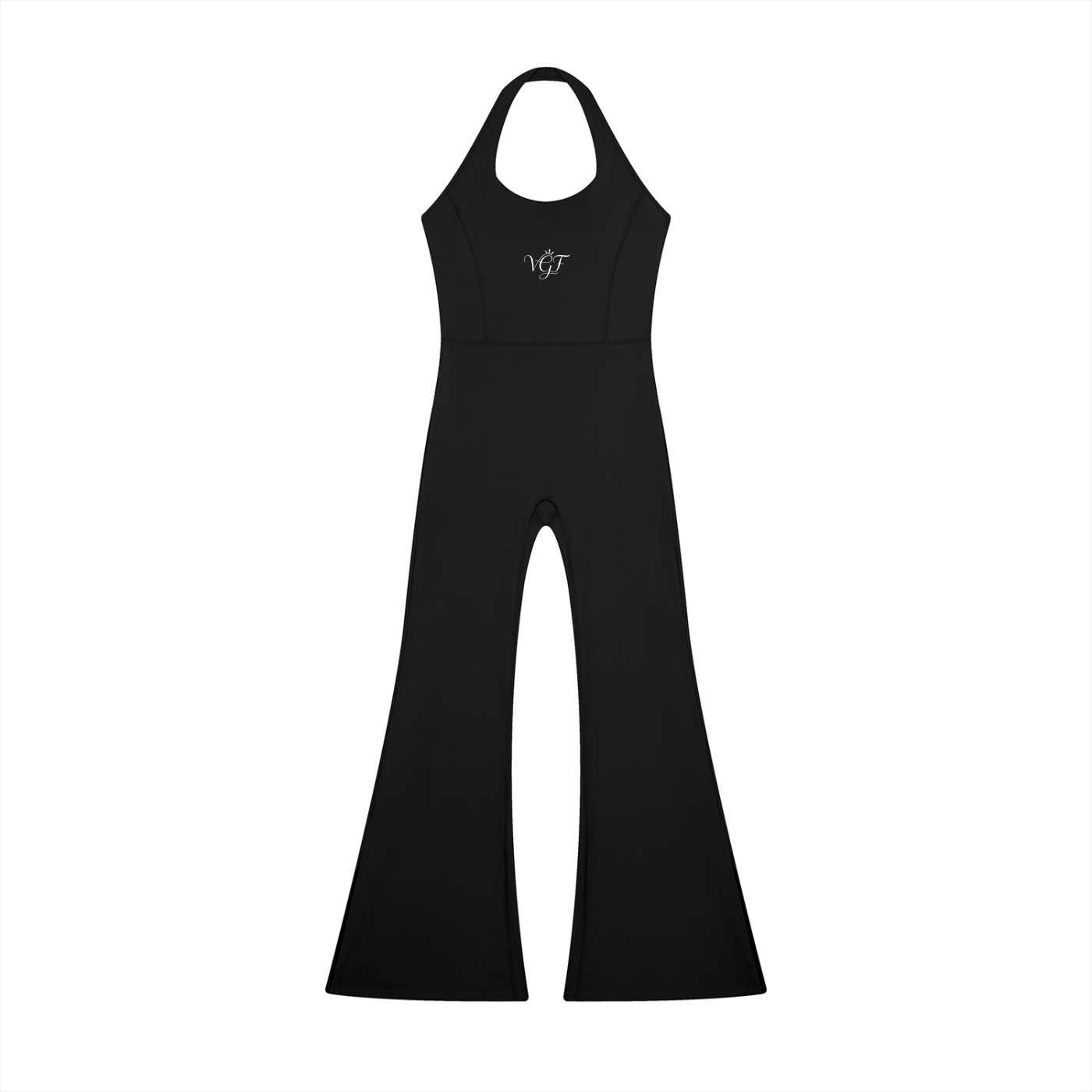 Vina Halter Flare Jumpsuit – VGF