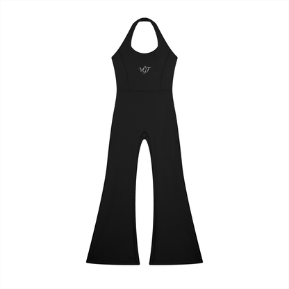 Vina Halter Flare Jumpsuit – VGF