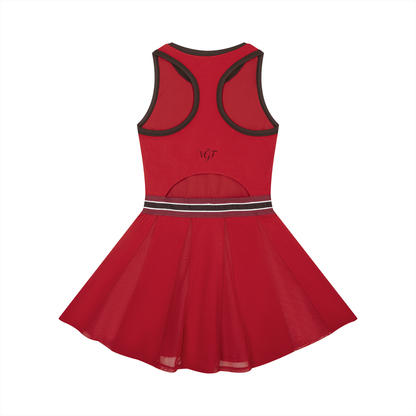 Vina Color Block A-Line Sleeveless Dress