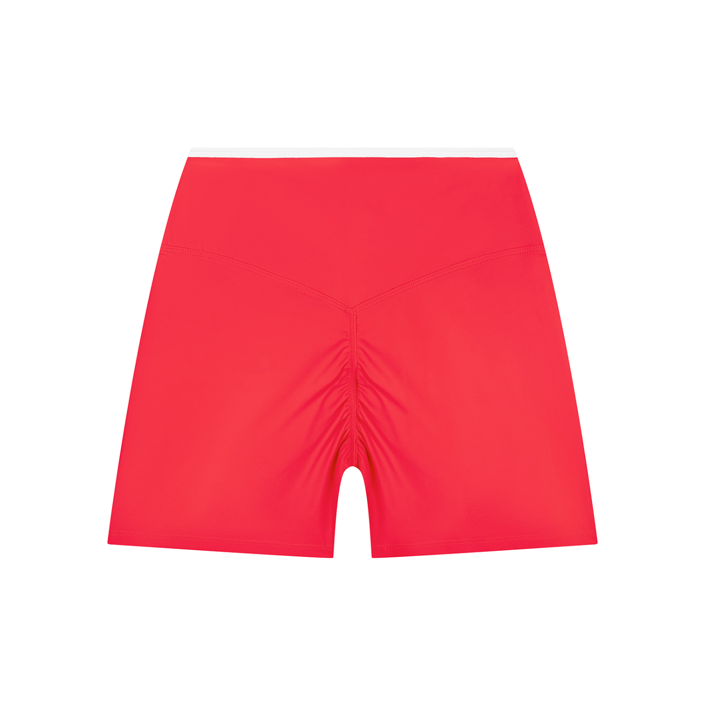 Vina Women's High-Rise Color Block Yoga Short Vital glow fit