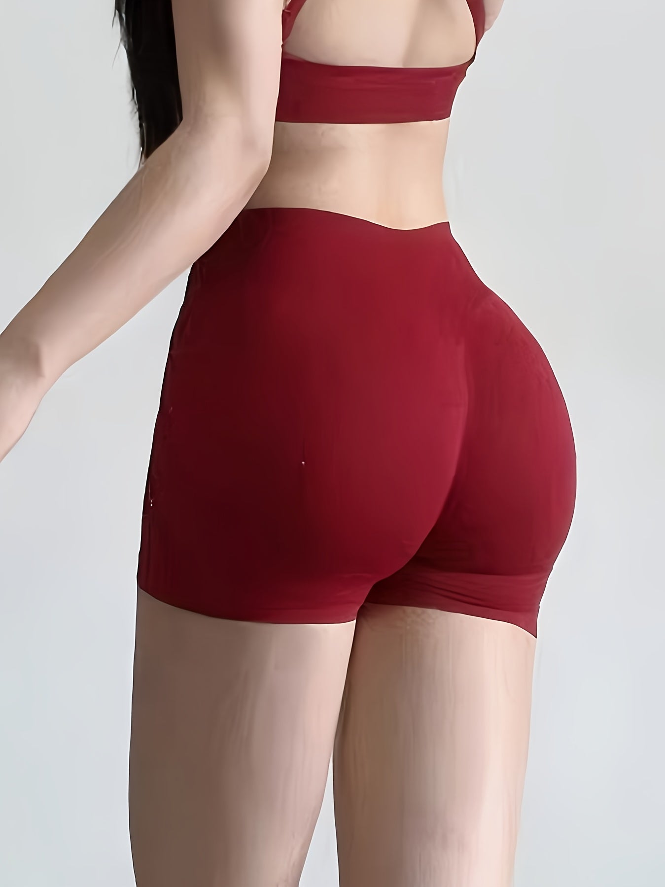 High-Waisted Yoga Shorts - Quick-Dry & Squat-Proof