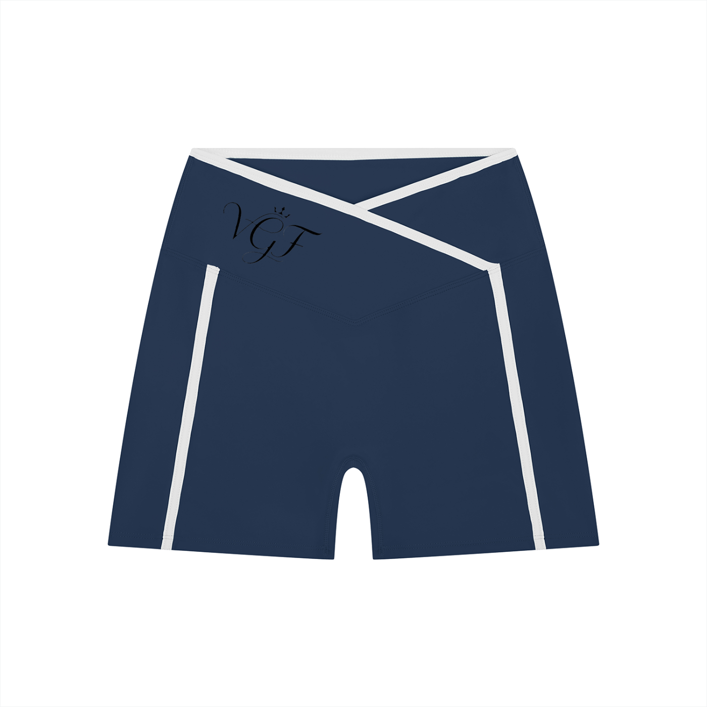 Vina Women's High-Rise Color Block Yoga Short Vital glow fit