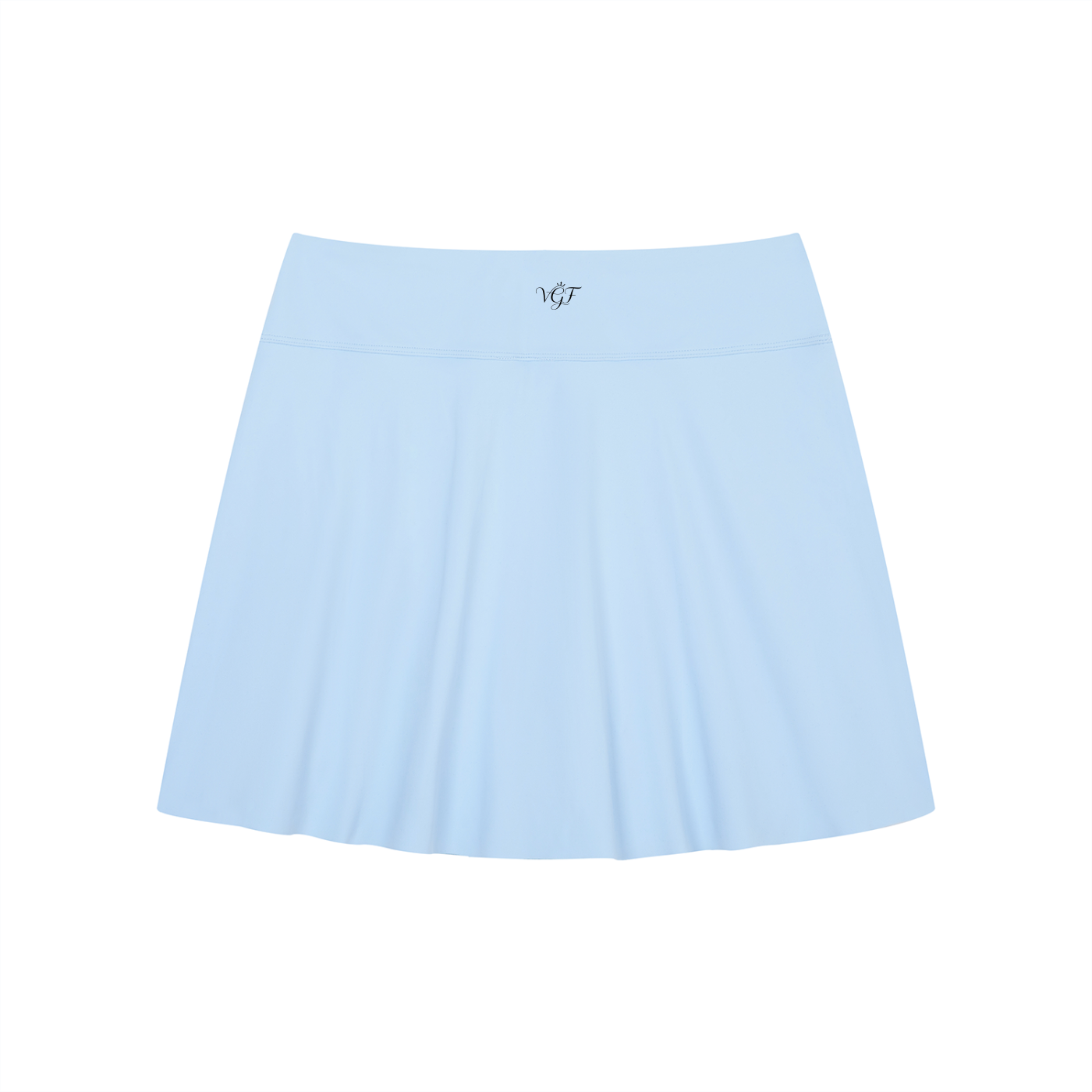 Vina Paris Women's A-Line Contrast Panel Slit Skirt