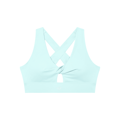 Divine Women's Twist Front V-Neck Sports Bra