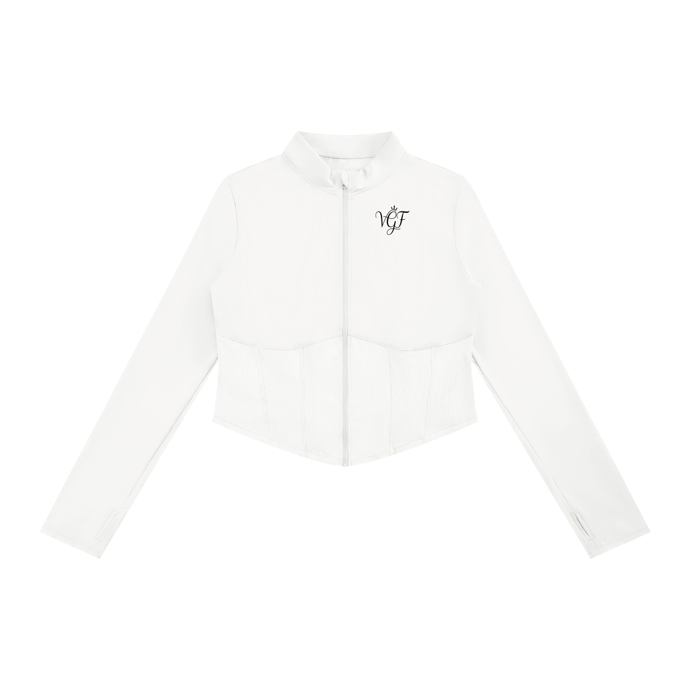 Divine Women's Slim Fit Full-Zip Yoga Jacket