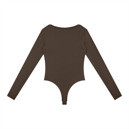 Vina Women's Tight Long Sleeve Yoga Bodysuit