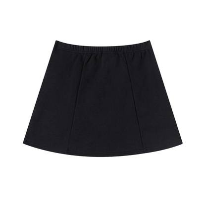 Divine Contrast Side Stripe Slit Skirt