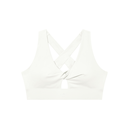 Divine Women's Twist Front V-Neck Sports Bra