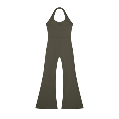 Vina Halter Flare Jumpsuit – VGF