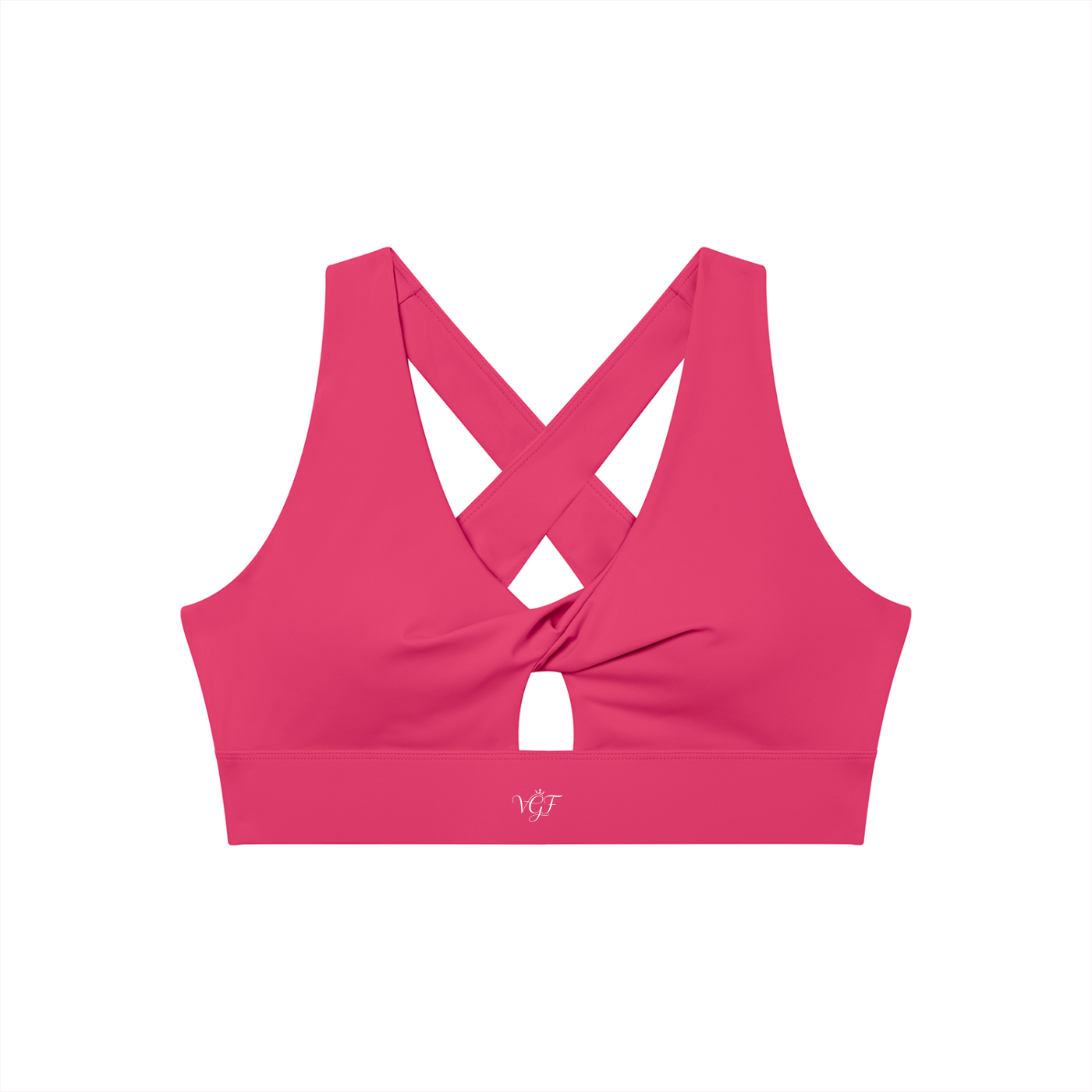 Divine Women's Twist Front V-Neck Sports Bra