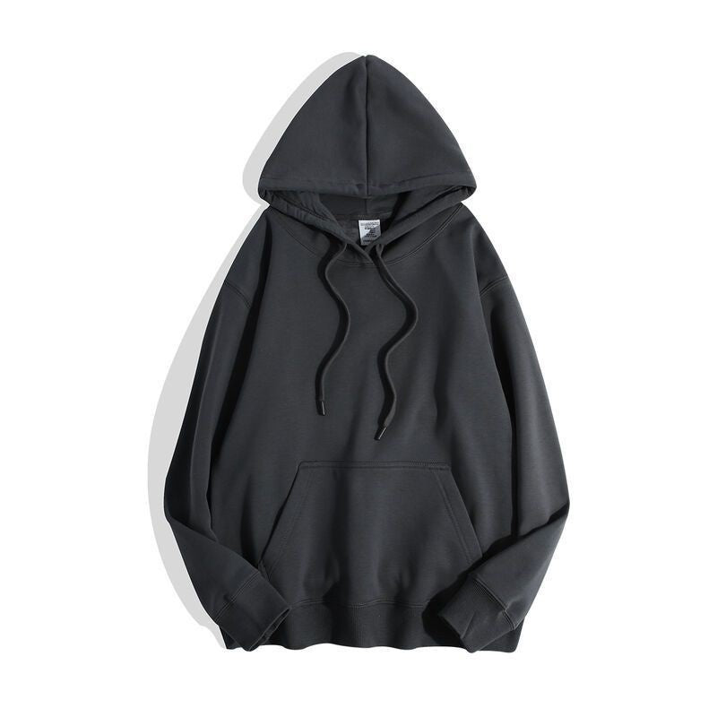 Ultra-soft Silver Fox Fleece-lined Thickened And Insulated Hooded Sweatshirt