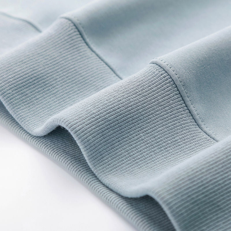 Ultra-soft Silver Fox Fleece-lined Thickened And Insulated Hooded Sweatshirt