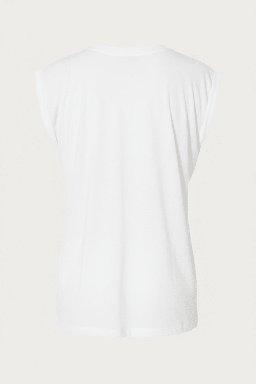 T-Shirt with Rolled Cuff - Vital glow fit