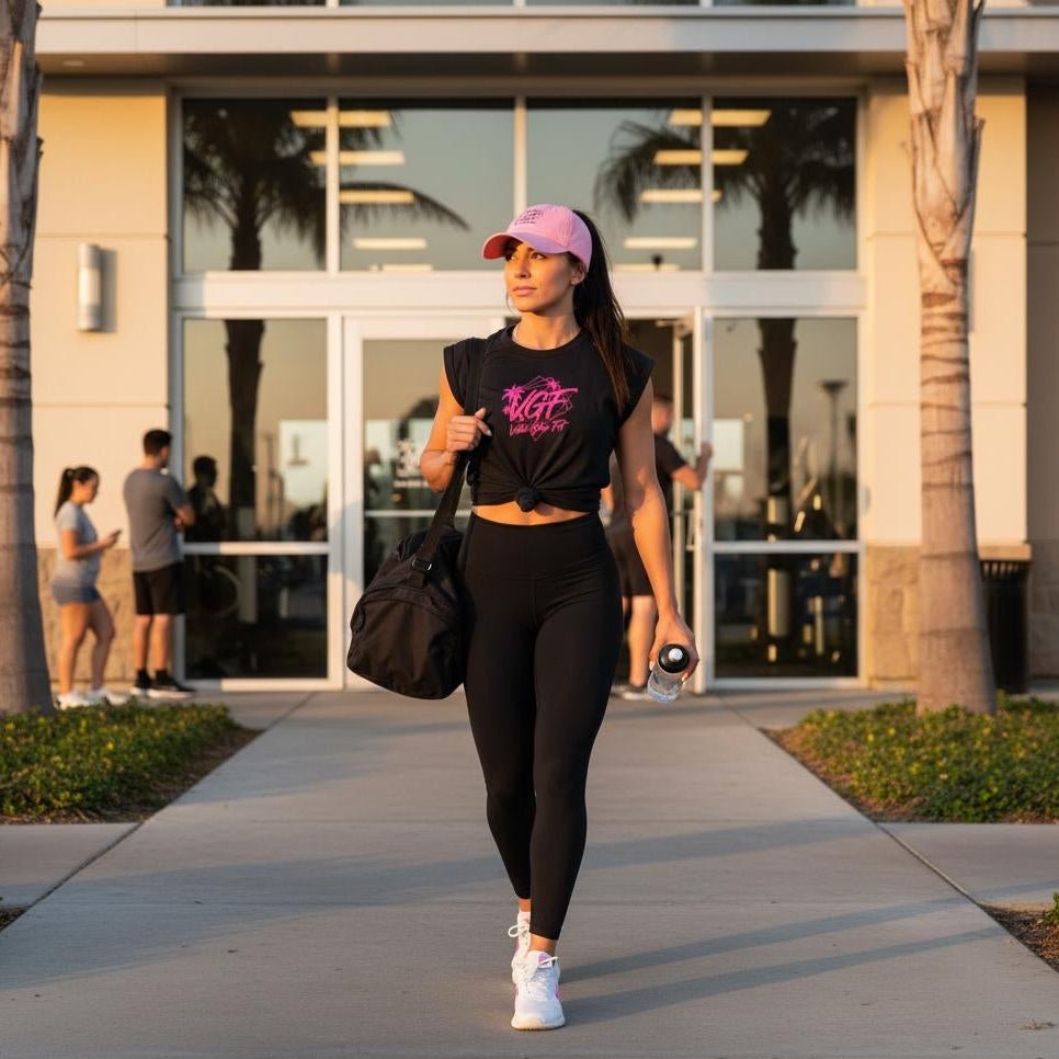 T-Shirt with Rolled Cuff - Vital glow fit