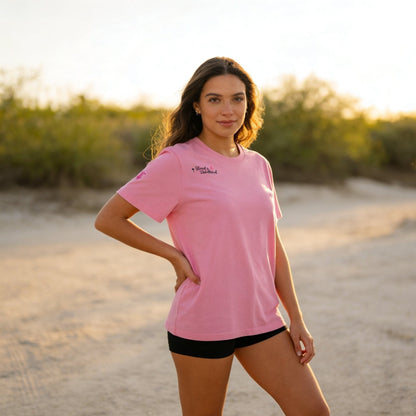 Vgf Blessed Women’s organic ribbed neck t-shirt - Vital glow fit