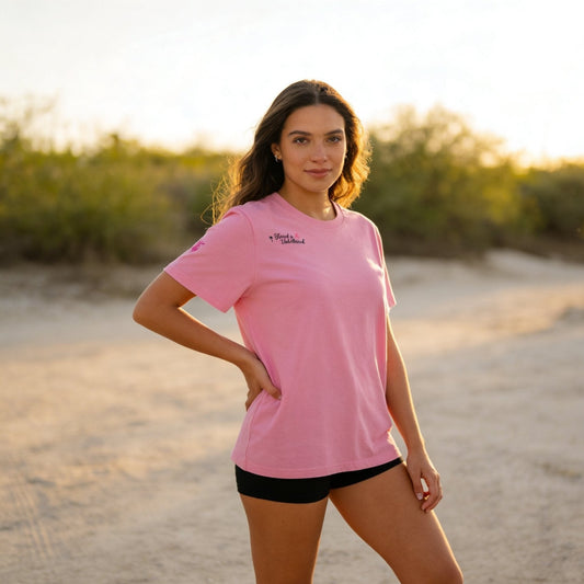 Vgf Blessed Women’s organic ribbed neck t-shirt - Vital glow fit