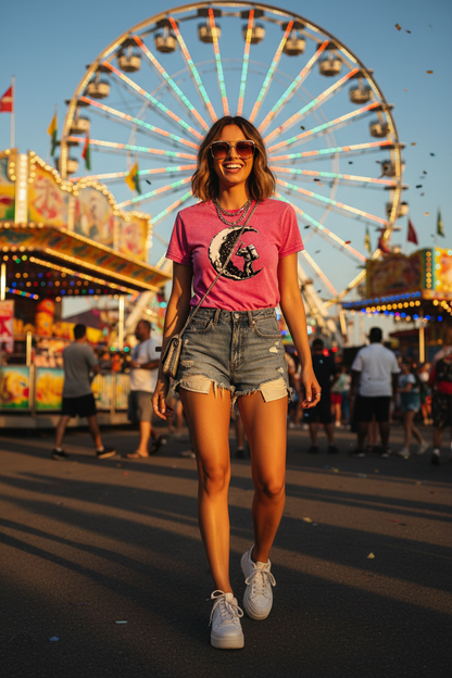 Divine Vintage Washed Bodycon Cotton T-Shirt