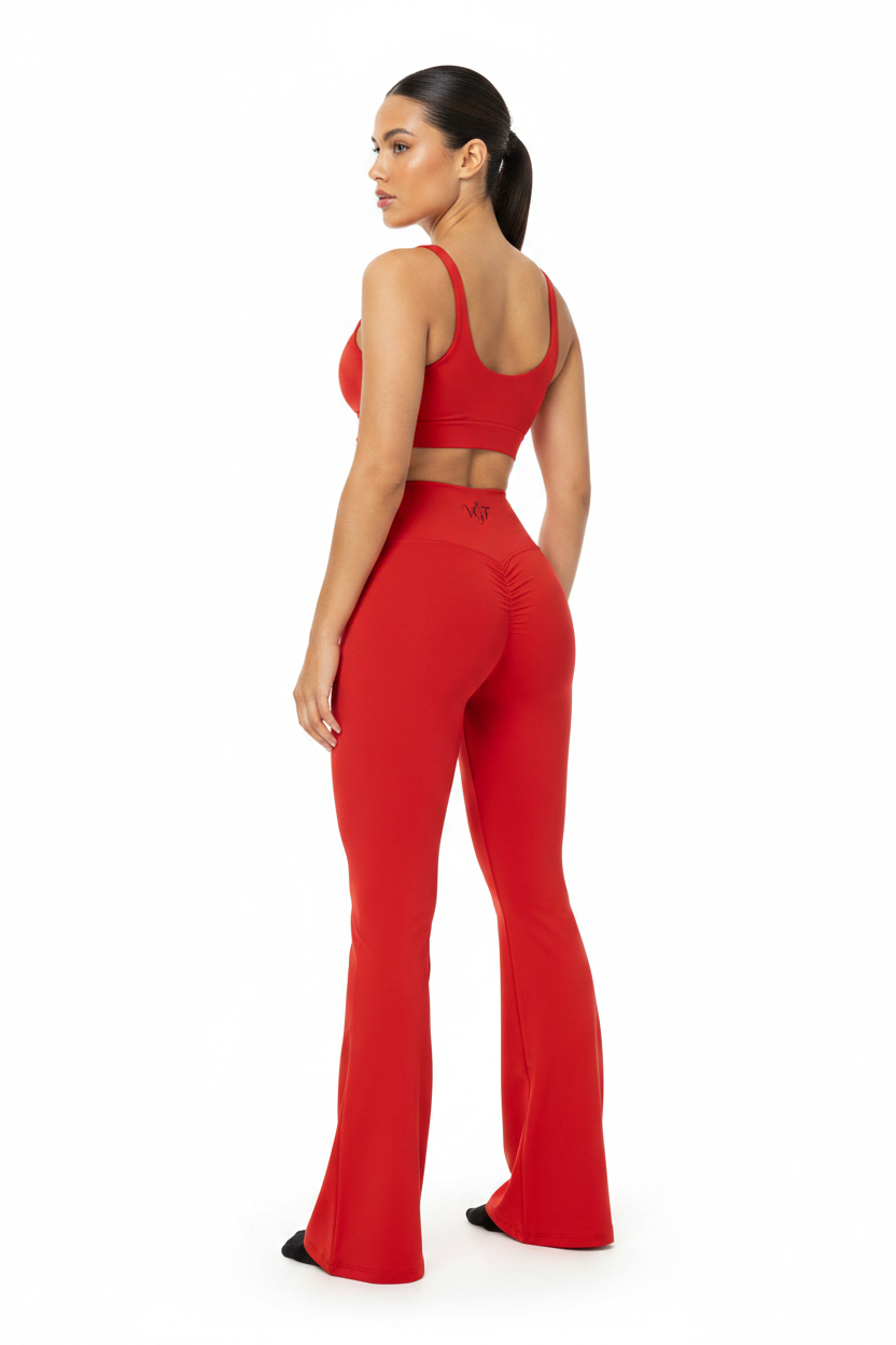 Sacred High Rise Flared Leggings