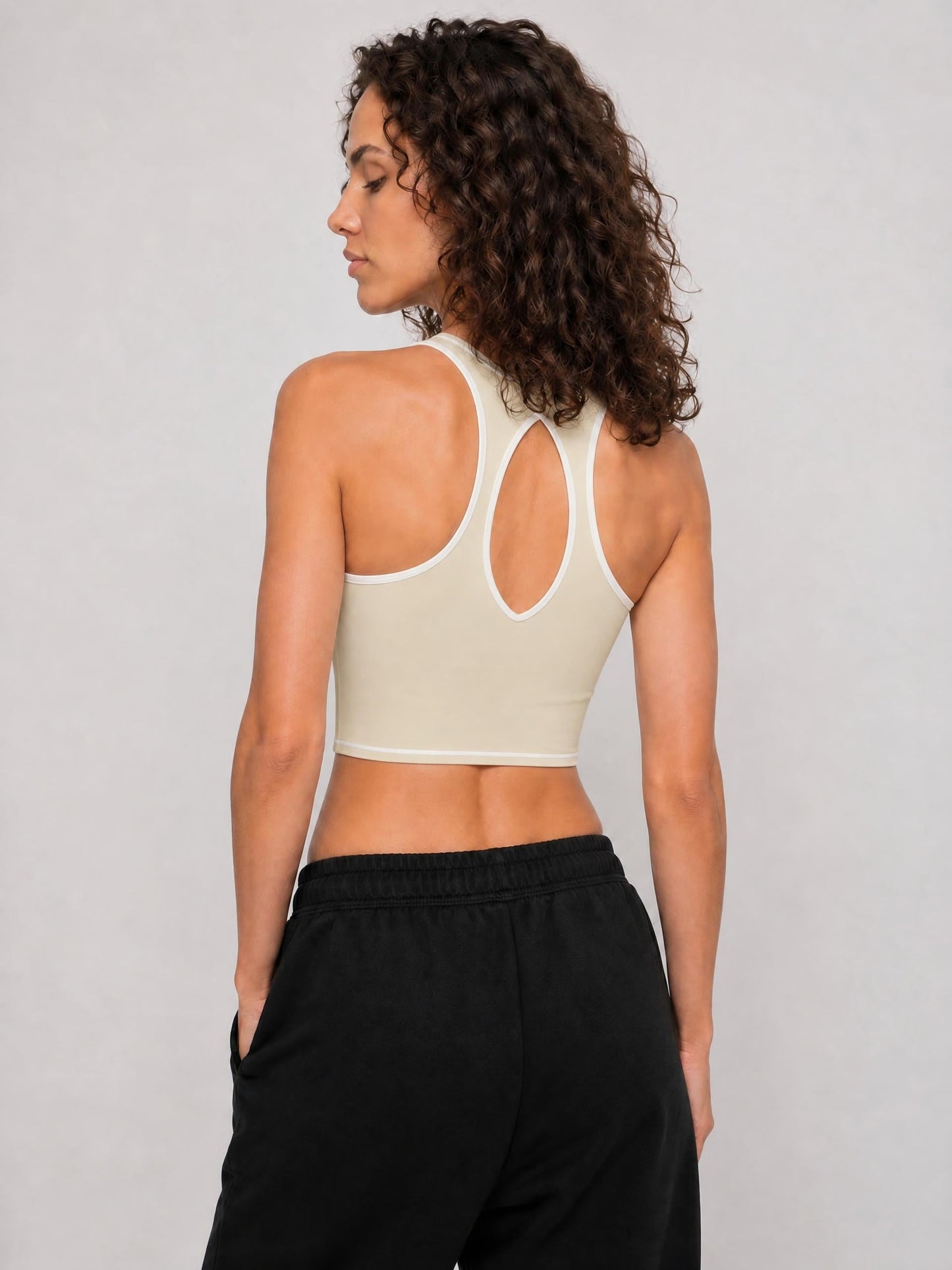 VGF Vina Topstitching Yoga Tank Top Vital Glow Fit