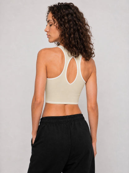 VGF Vina Topstitching Yoga Tank Top Vital Glow Fit