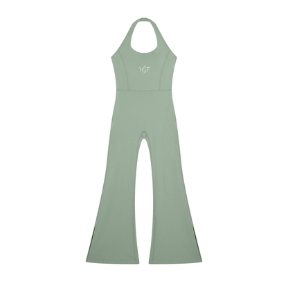 Vina Halter Flare Jumpsuit – VGF