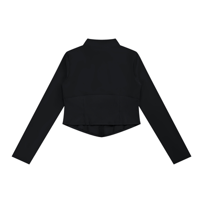 Divine Women's Slim Fit Full-Zip Yoga Jacket
