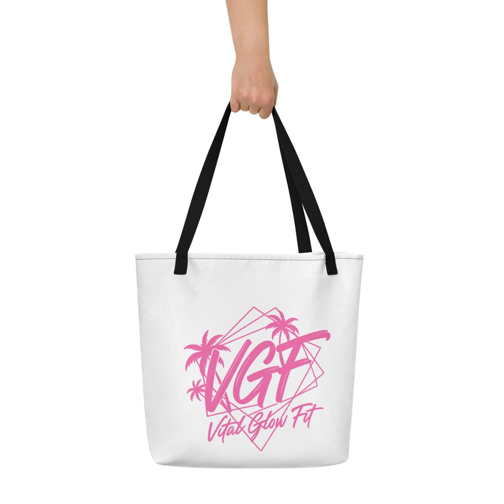 All - Over Print Large Vital Glow Tote - Vital glow fit
