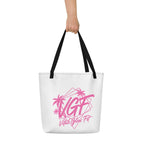 All - Over Print Large Vital Glow Tote - Vital glow fit