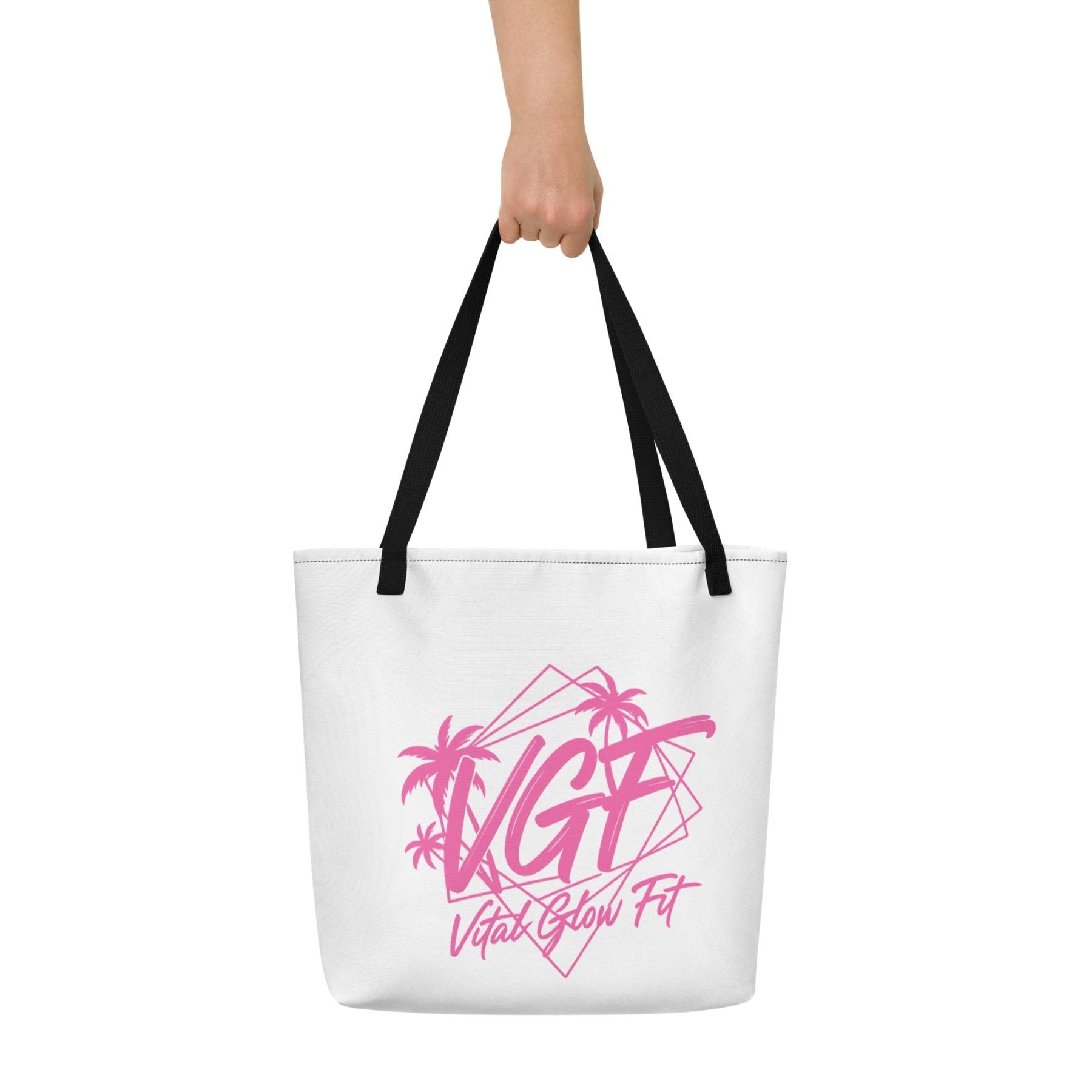 All - Over Print Large Vital Glow Tote - Vital glow fit