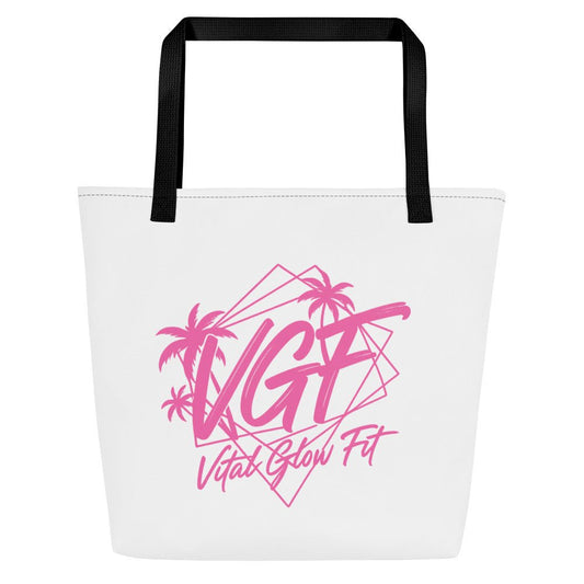 All - Over Print Large Vital Glow Tote - Vital glow fit