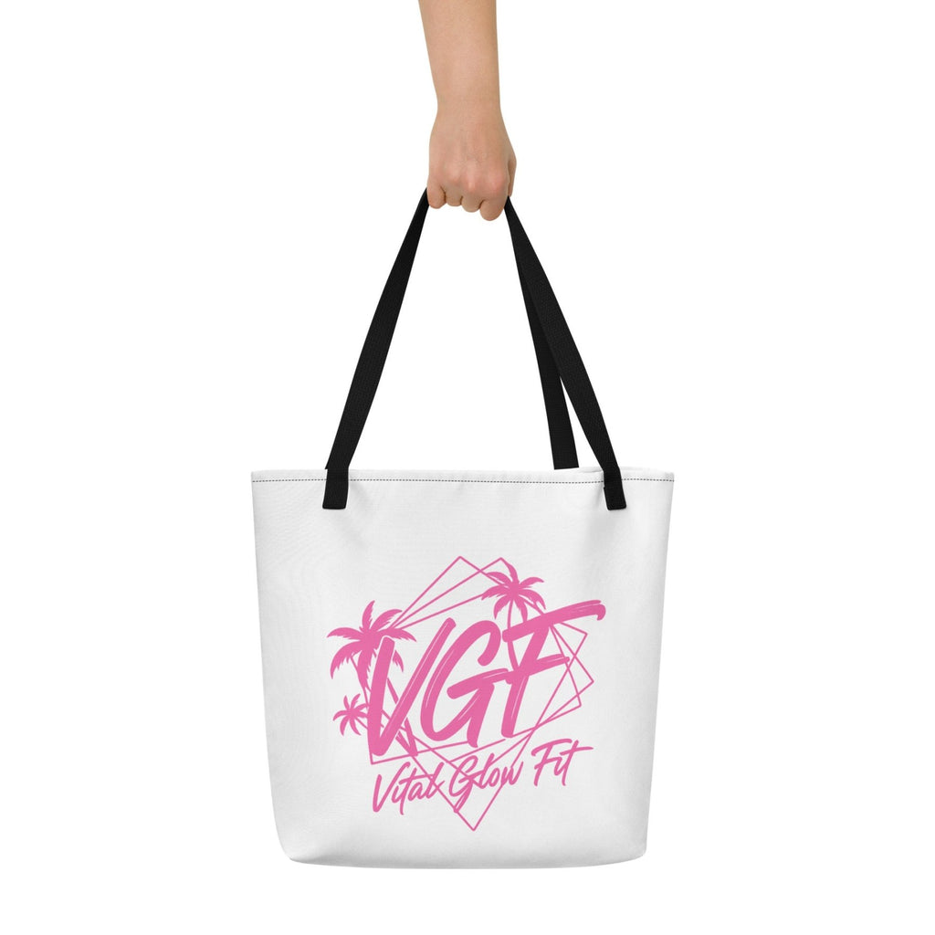 All - Over Print Large Vital Glow Tote - Vital glow fit