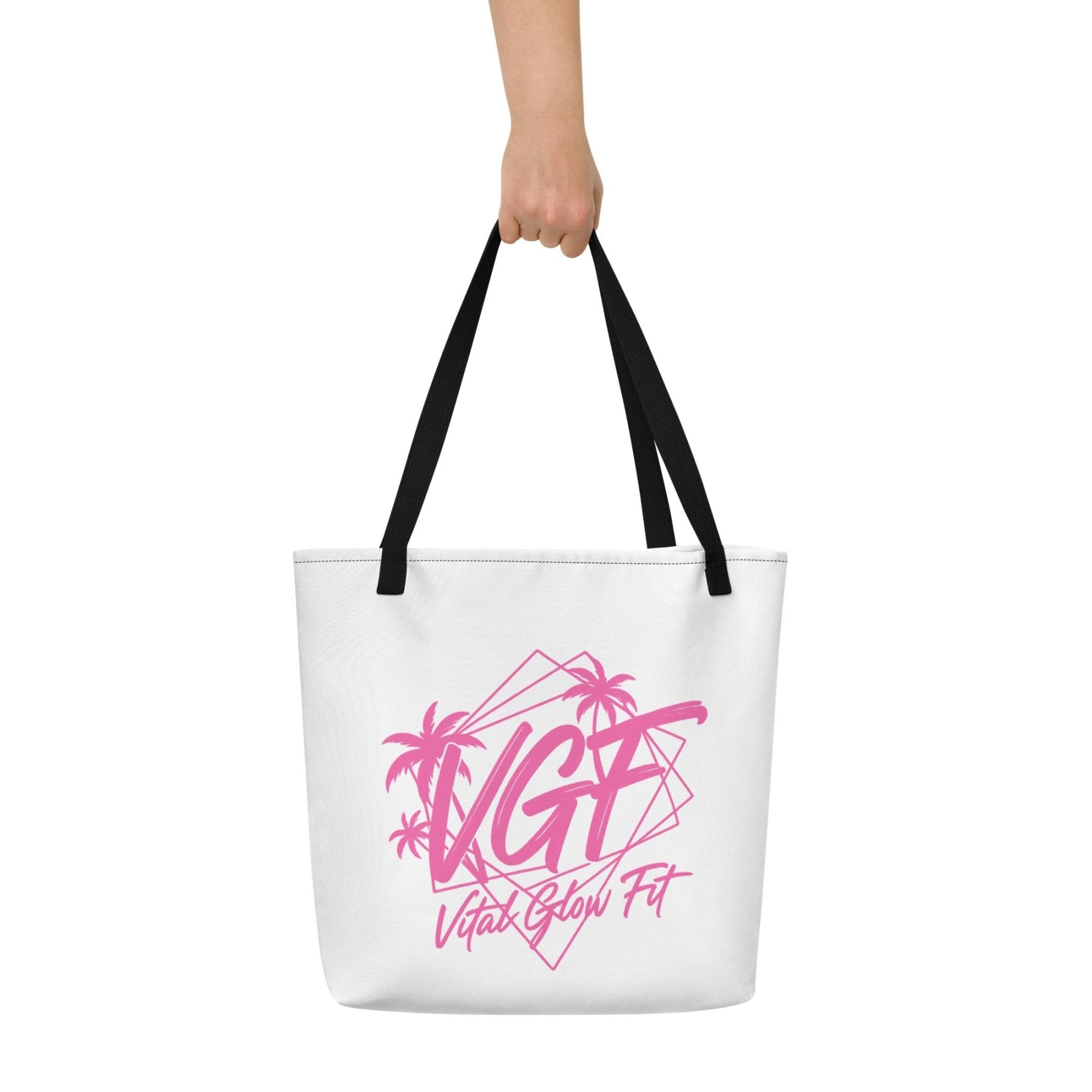 All - Over Print Large Vital Glow Tote - Vital glow fit